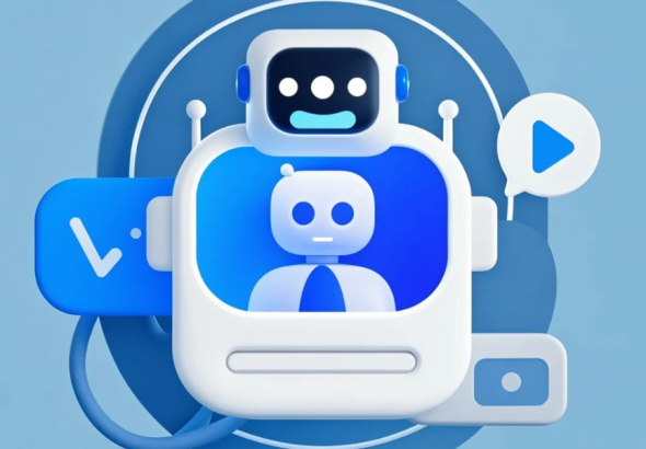 Tampilan dashboard layanan pelanggan dengan AI agent yang menangani tiket, refund, dan update pesanan secara otomatis